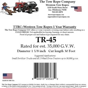 WESTERN TOW ROPE TR-45
