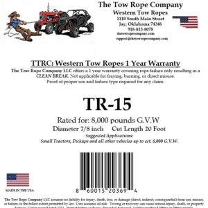WESTERN TOW ROPE TR-15